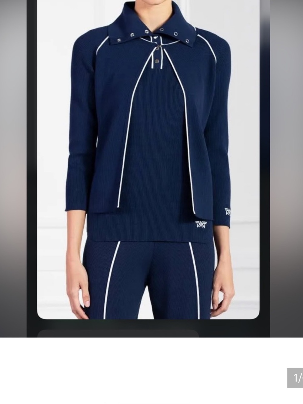 PXG Navy cardingan
